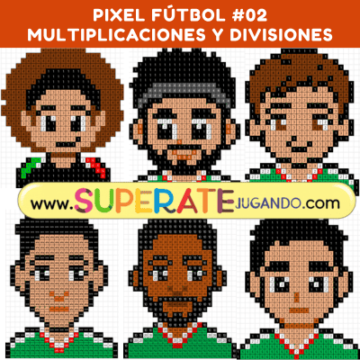 Pixel Futbol 02 - Multiplicaciones y Divisiones